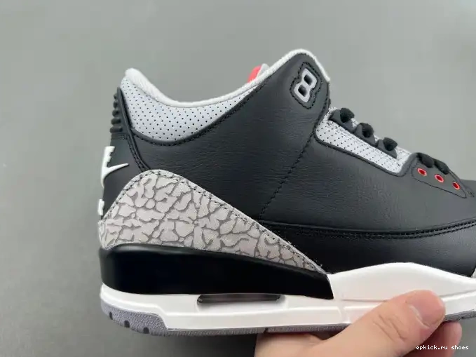 Rep Jordan 3 Cement DN3707-010 Air Black 0605